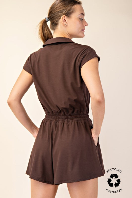 Butter Short Sleeve Romper