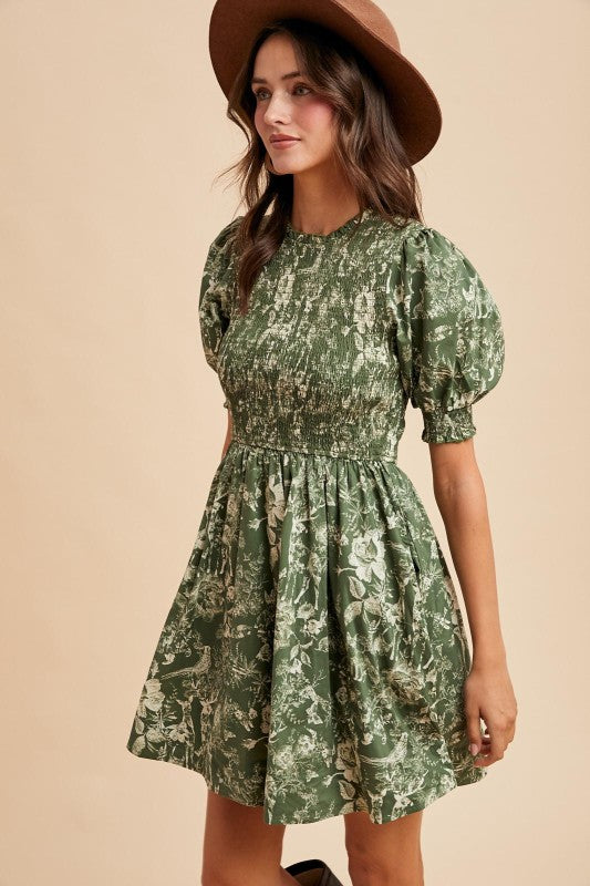 Cotton Floral Dress