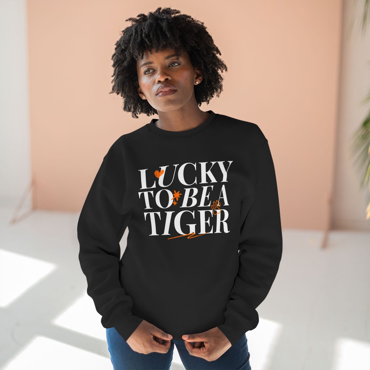 Lucky to Be a Tiger Sweatshirt Lane Seven