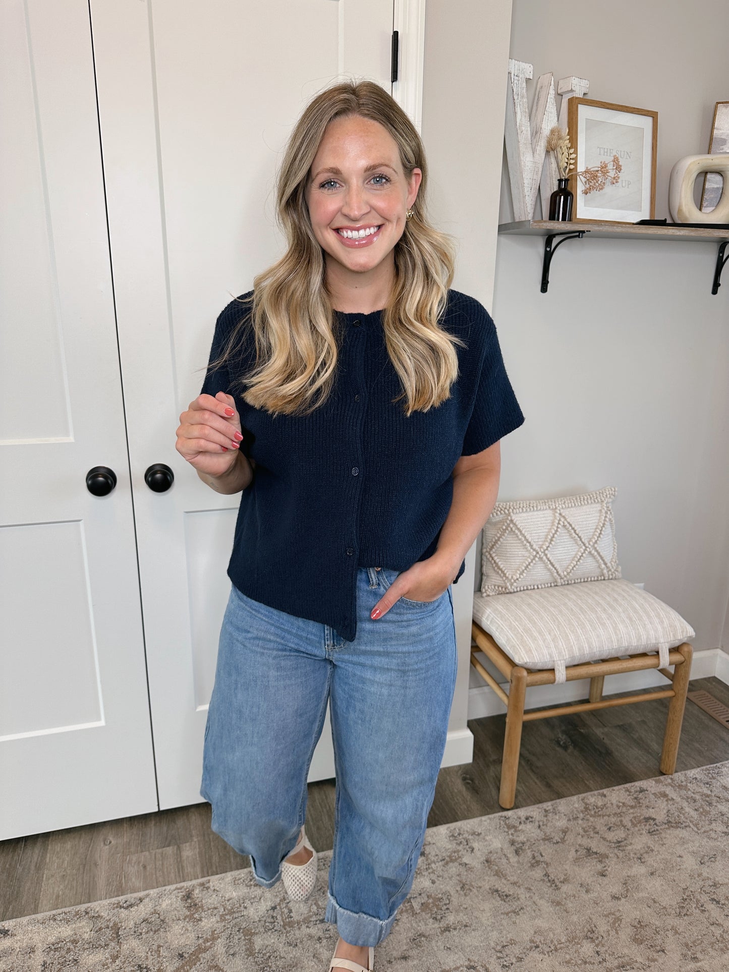 Short Sleeve Cardigan