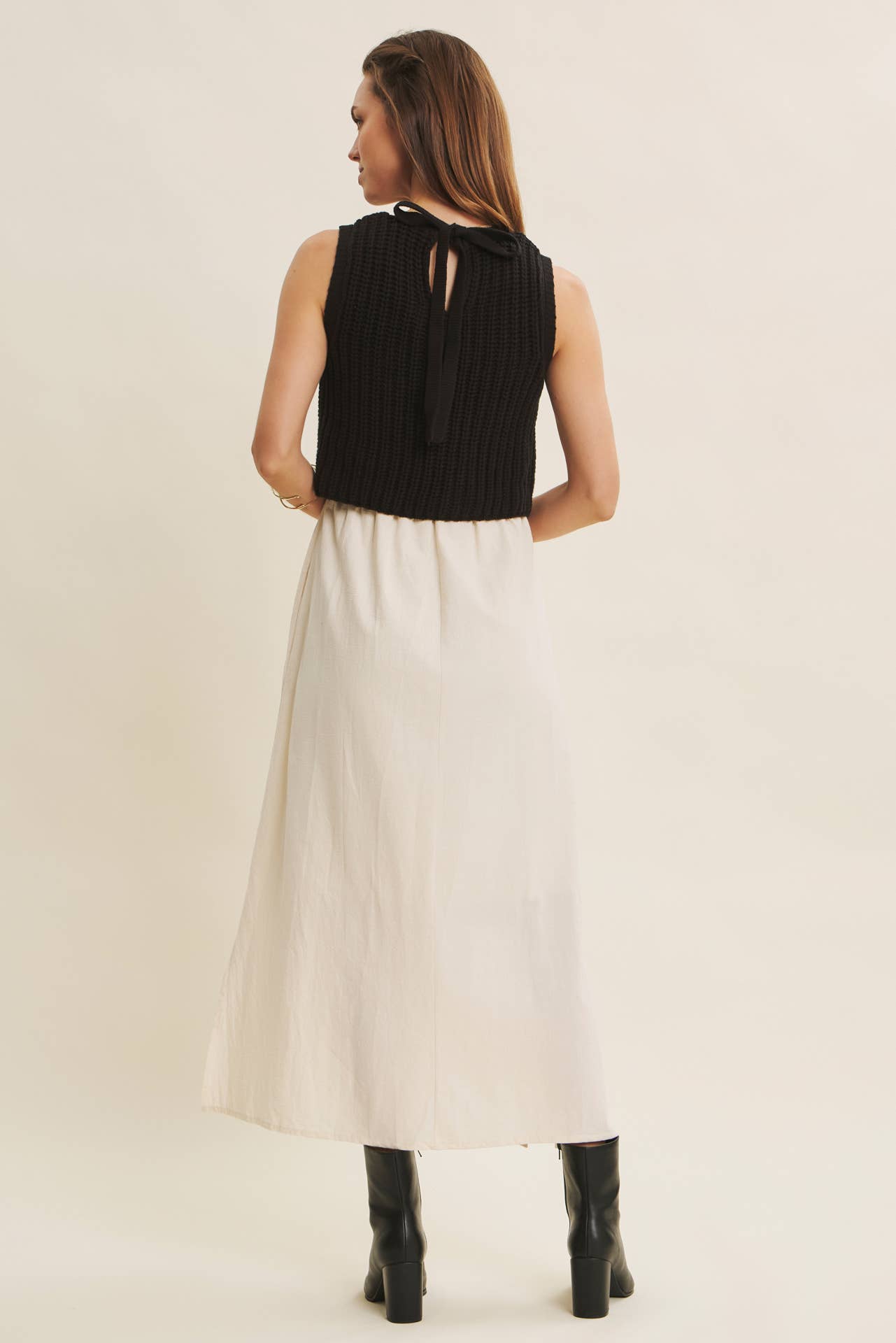 Twofer Sweater Midi Dress