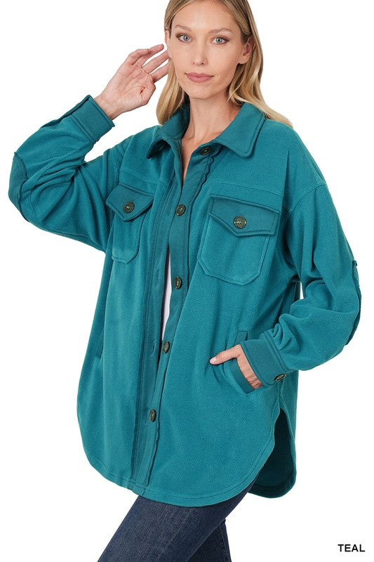 Oversized Fleece Shacket
