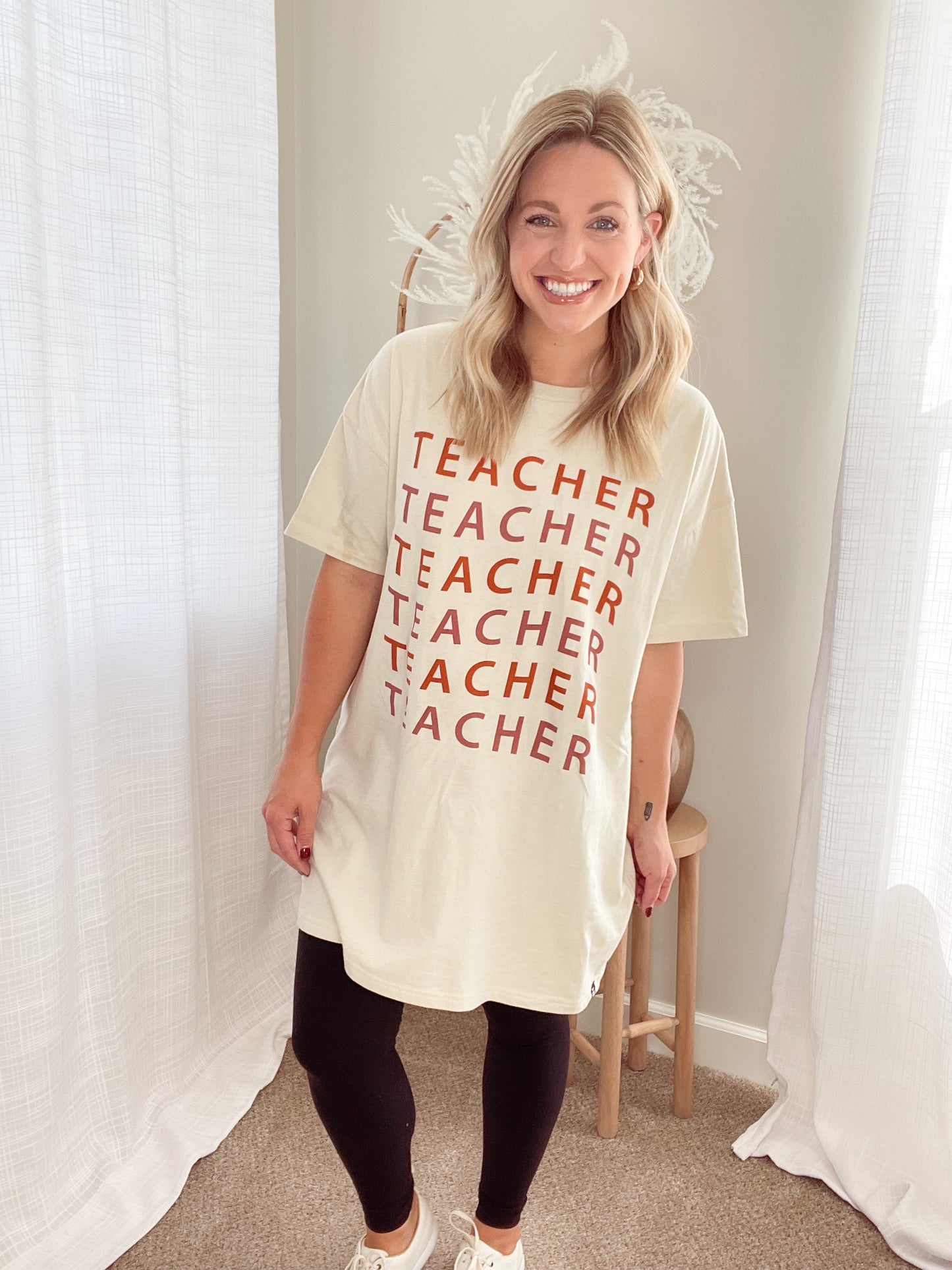 Oversized Teacher Tee