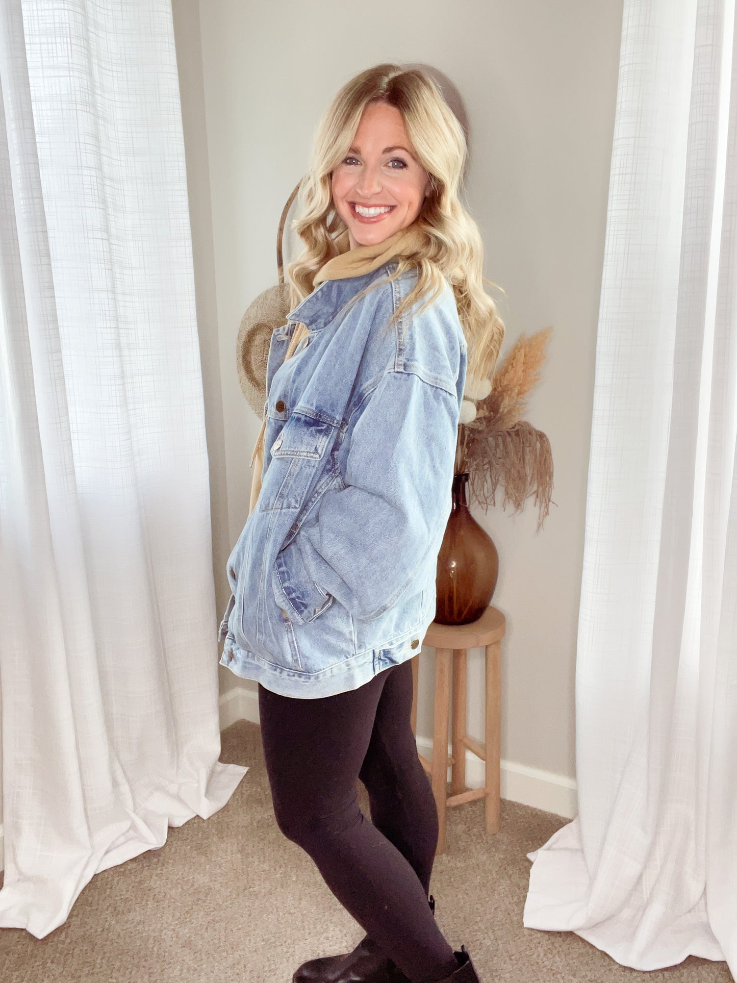 Boxy Cut Denim Jacket