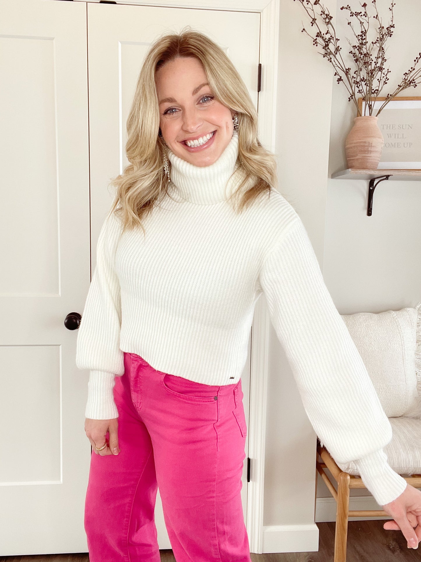 Winter White Turtleneck