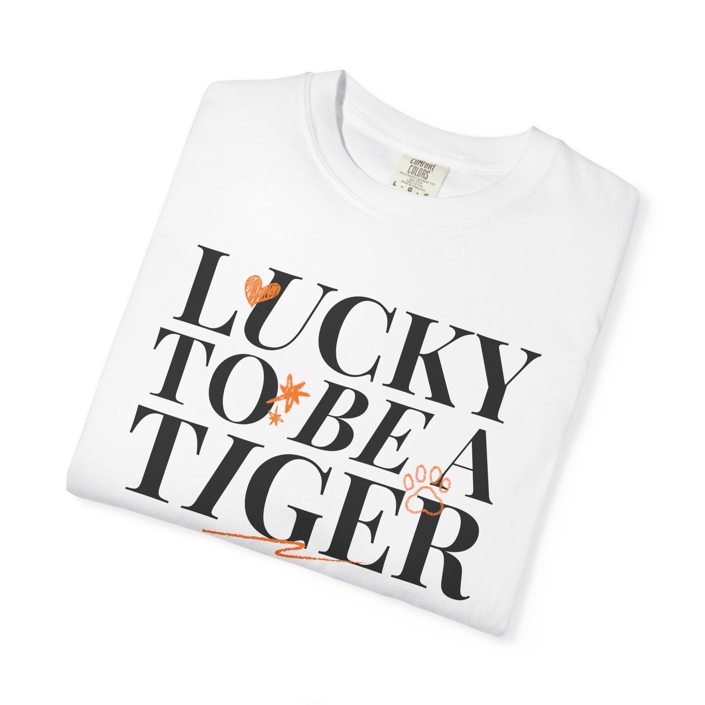 Lucky to Be a Tiger Comfort Colors Tee