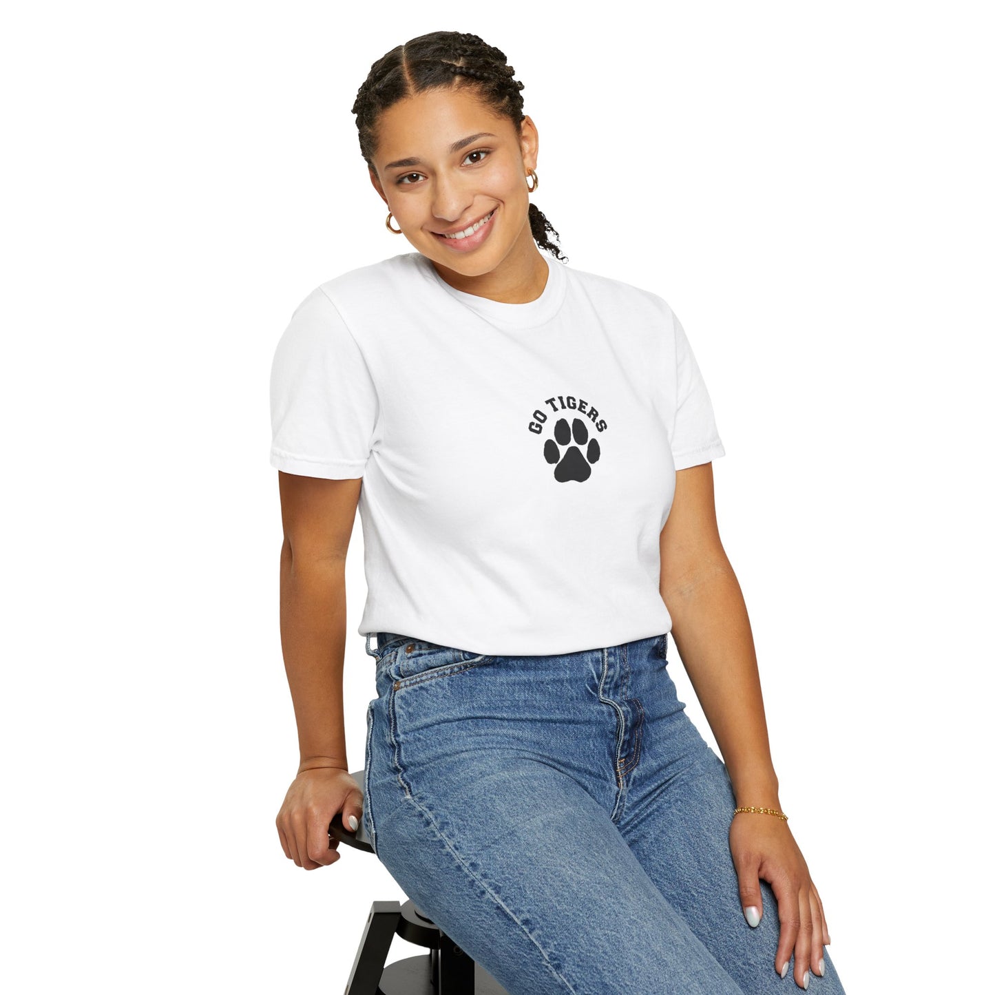 7. Go Tigers Paw T-shirt