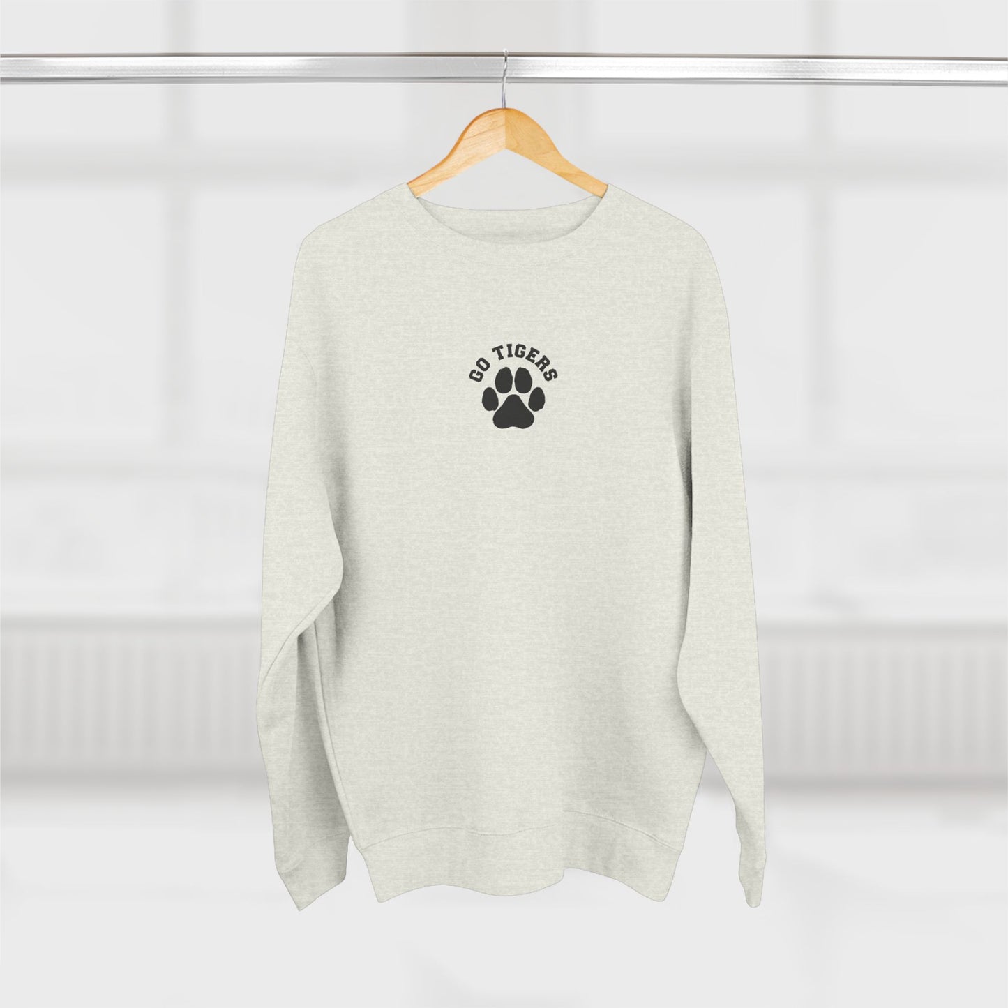 8. Go Tigers Paw Crewneck Sweatshirt