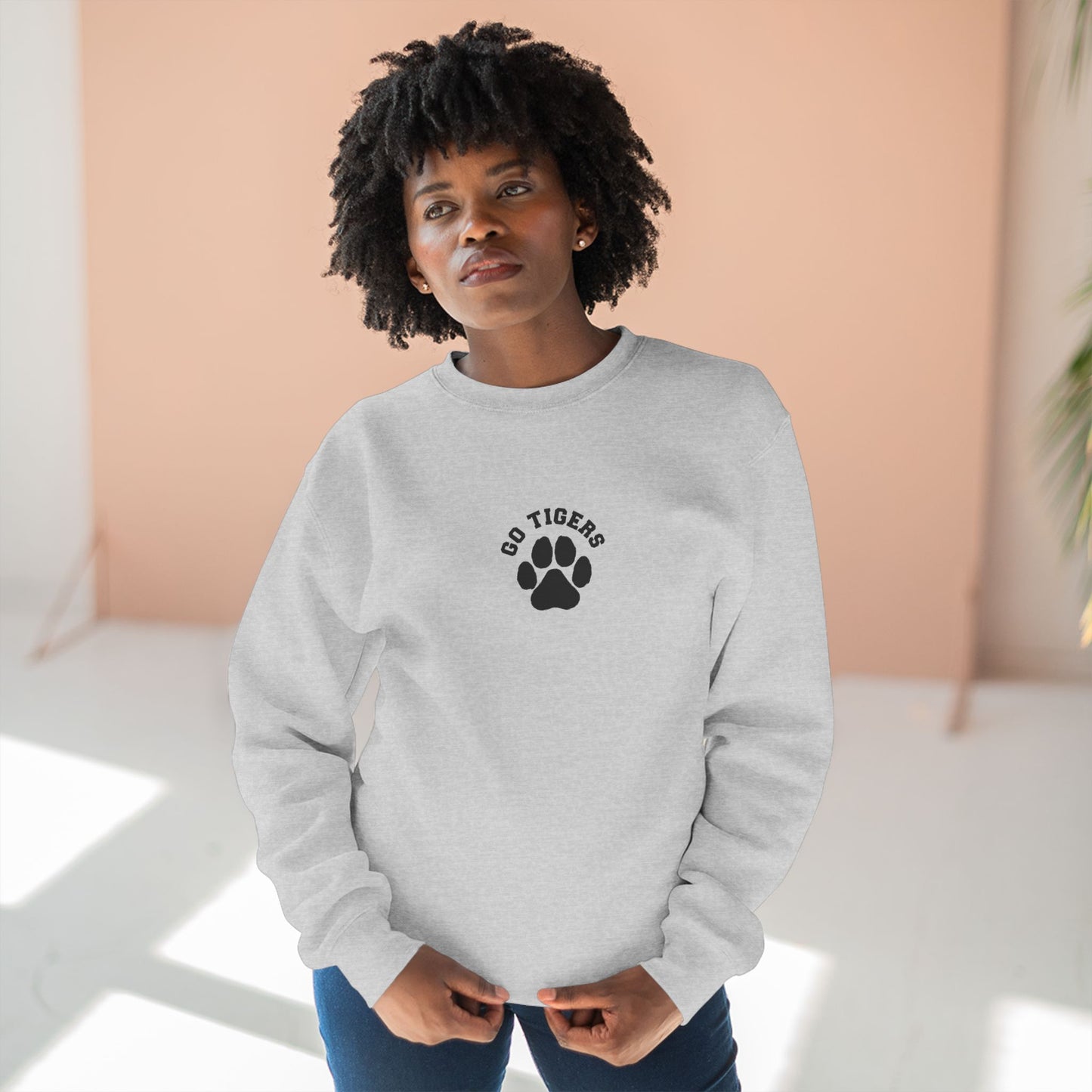 8. Go Tigers Paw Crewneck Sweatshirt