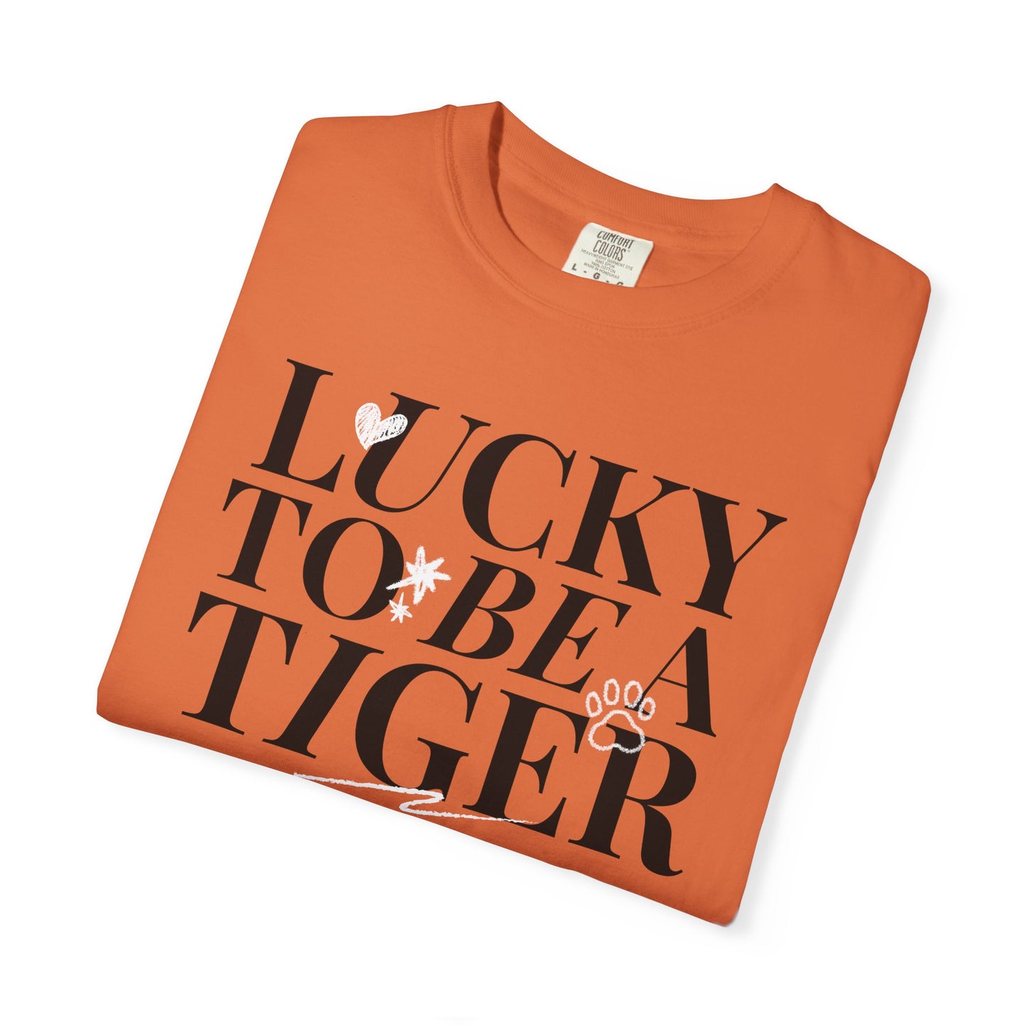 Lucky to Be a Tiger Comfort Colors Tee