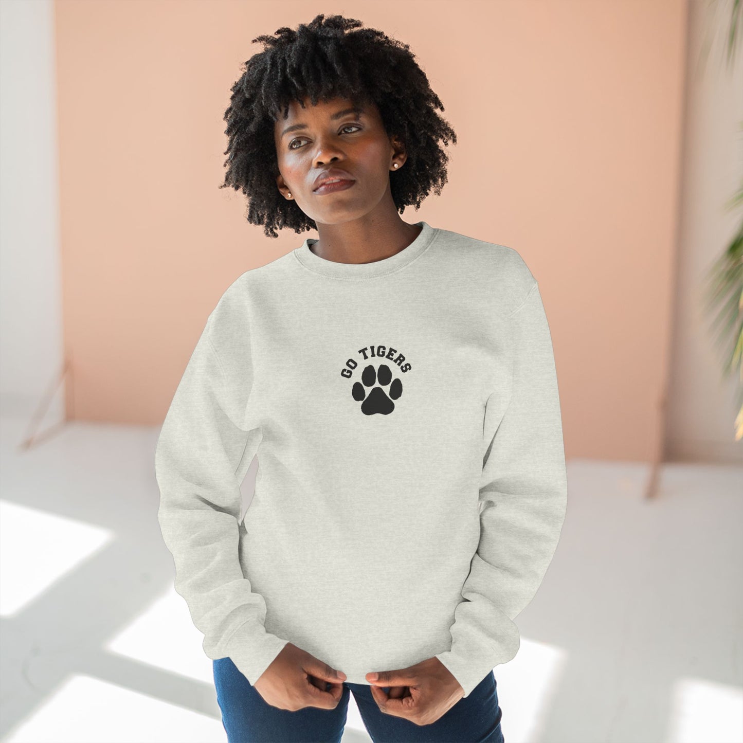 8. Go Tigers Paw Crewneck Sweatshirt