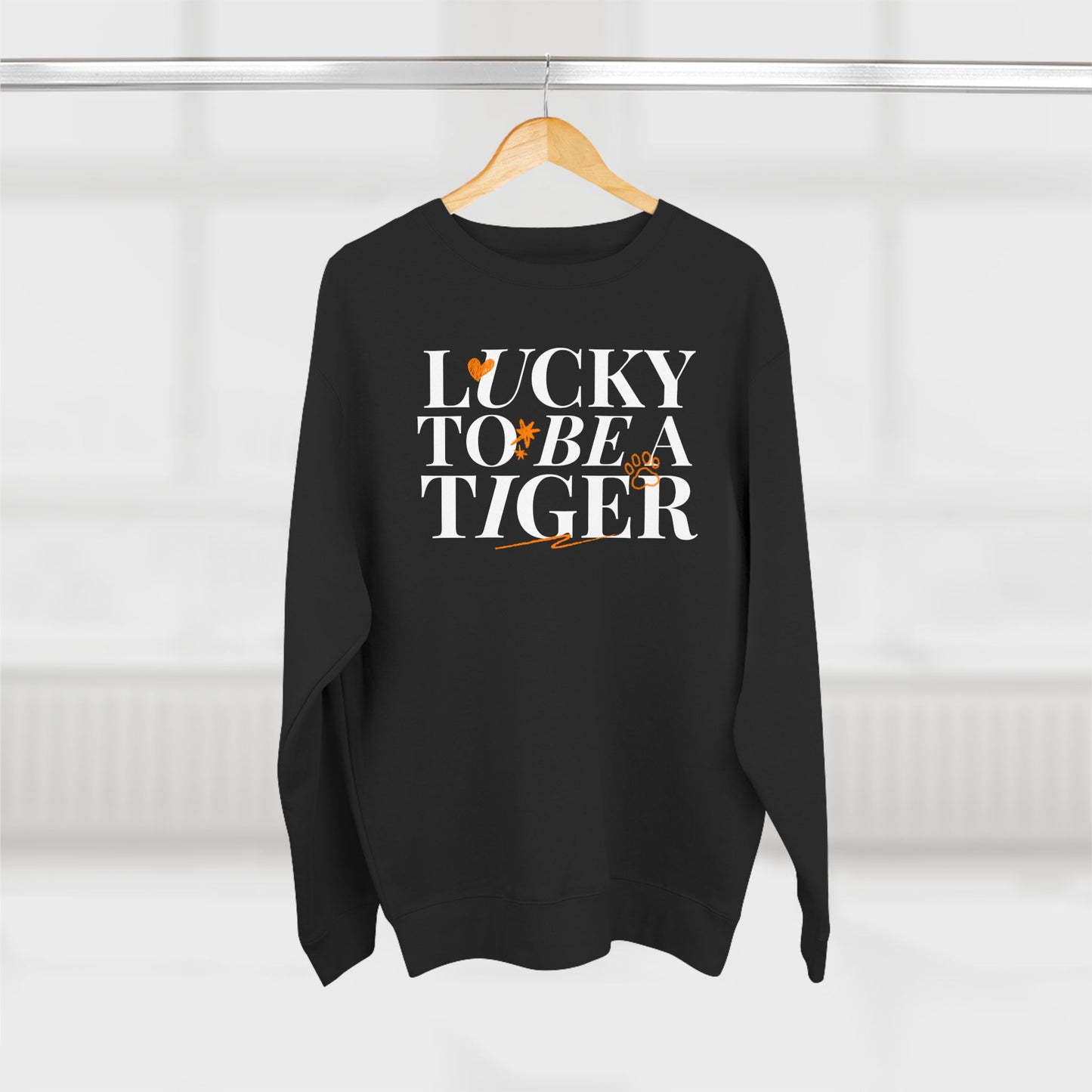 Lucky to Be a Tiger Sweatshirt Lane Seven