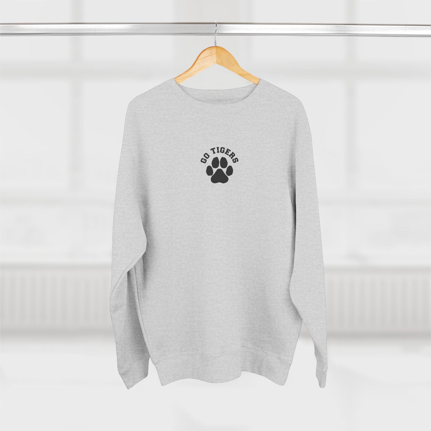8. Go Tigers Paw Crewneck Sweatshirt
