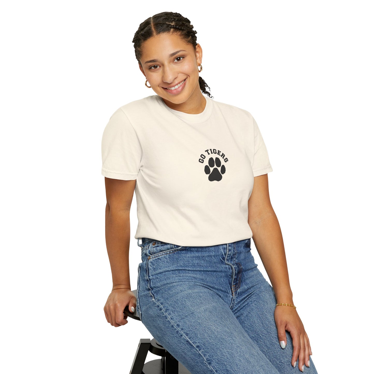 7. Go Tigers Paw T-shirt