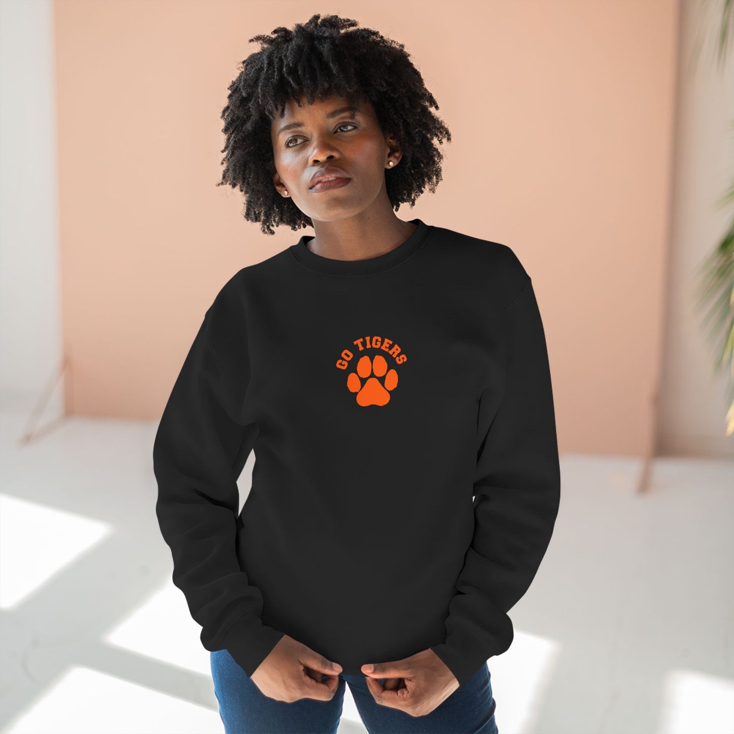 8. Go Tigers Paw Crewneck Sweatshirt