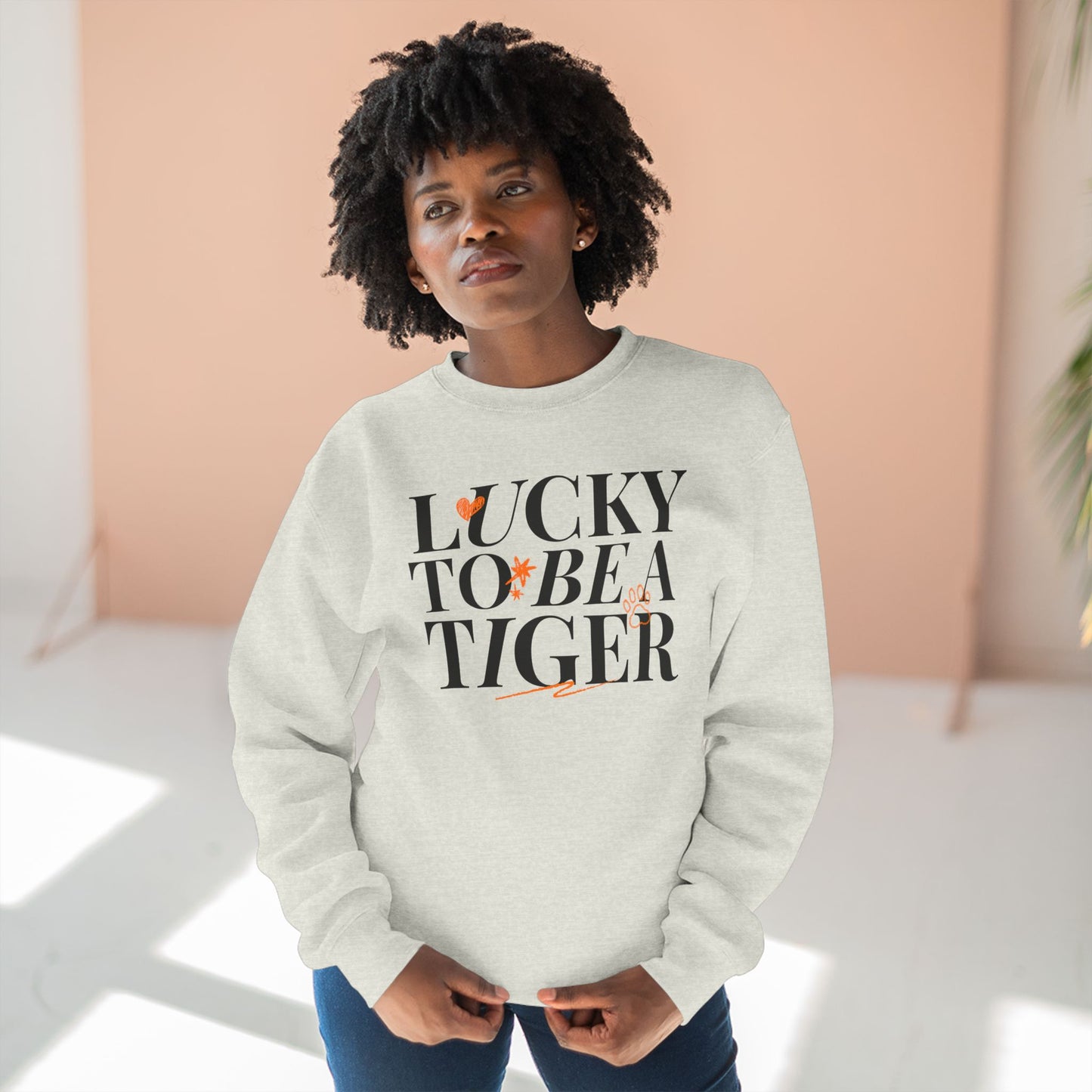 Lucky to Be a Tiger Sweatshirt Lane Seven