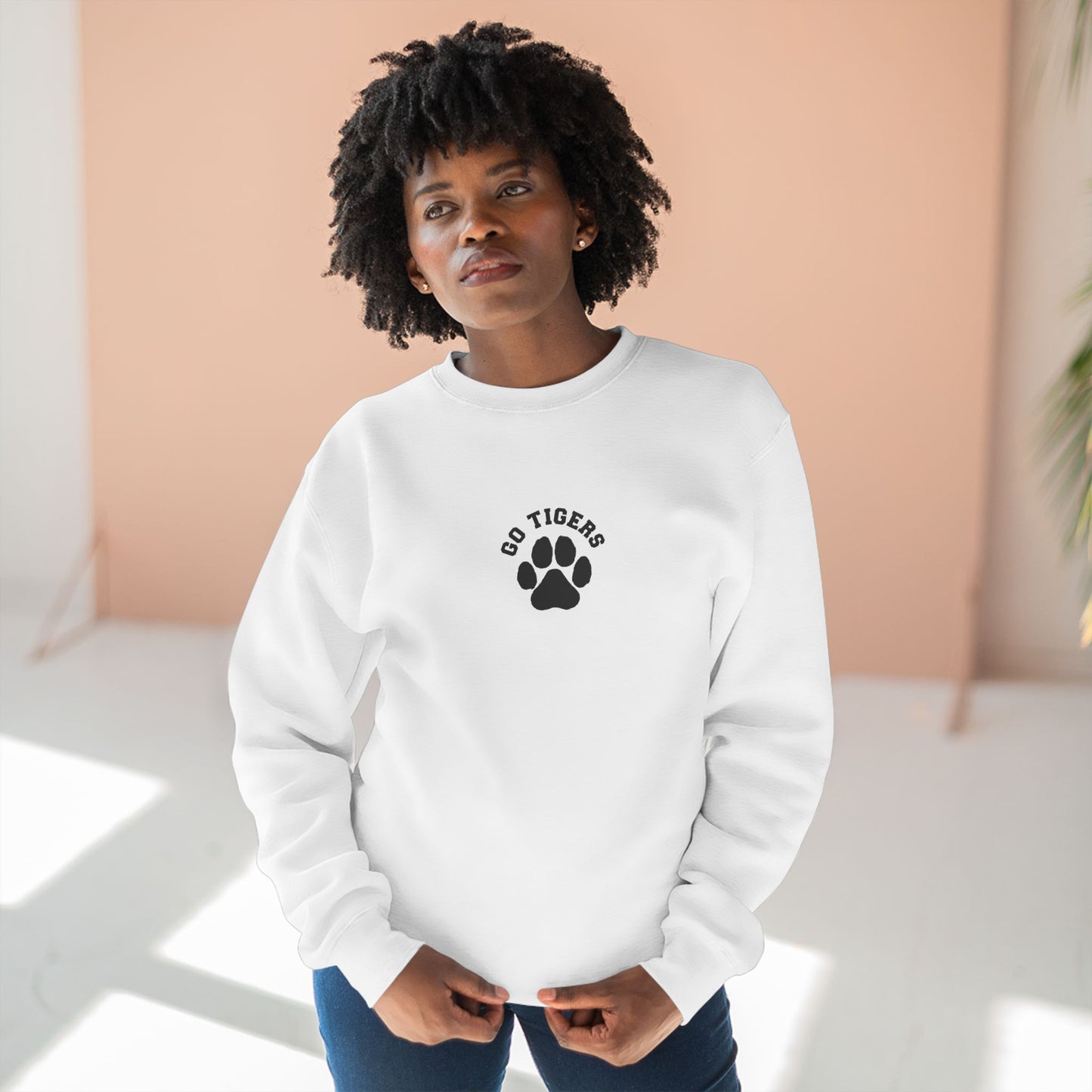 8. Go Tigers Paw Crewneck Sweatshirt