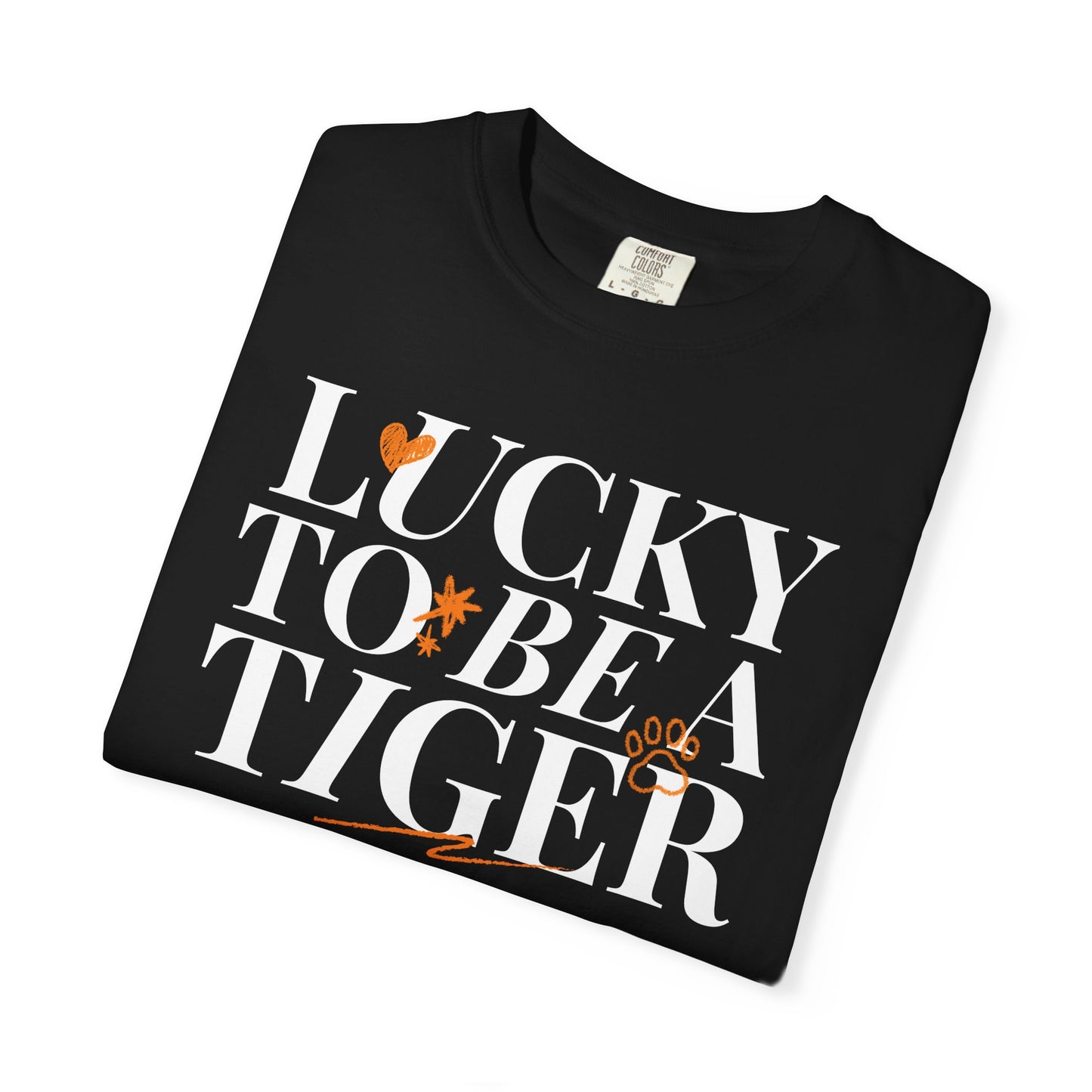 Lucky to Be a Tiger Comfort Colors Tee