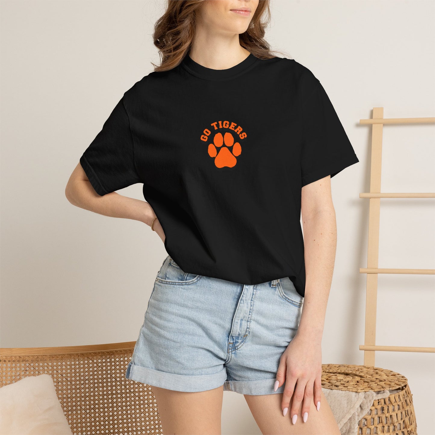 7. Go Tigers Paw T-shirt