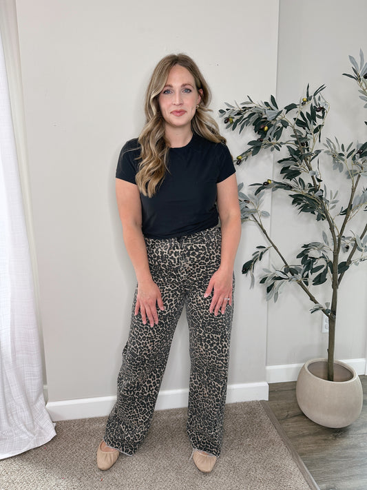 Leopard Print Pants