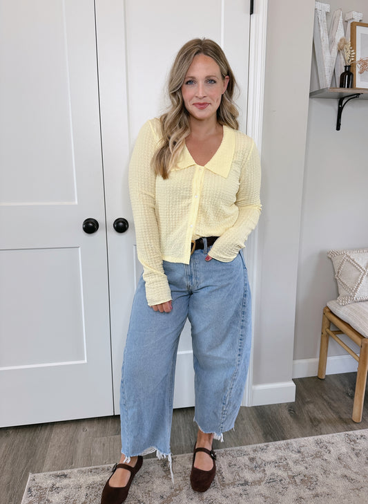 Textured Butter Knit Top