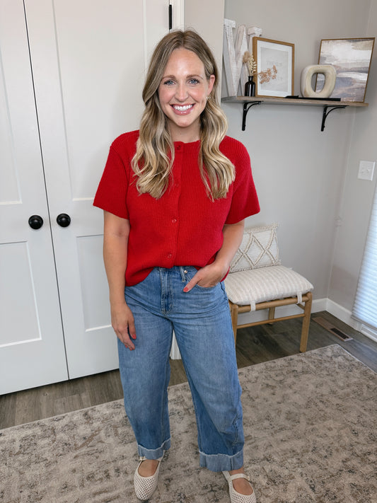 Short Sleeve Cardigan