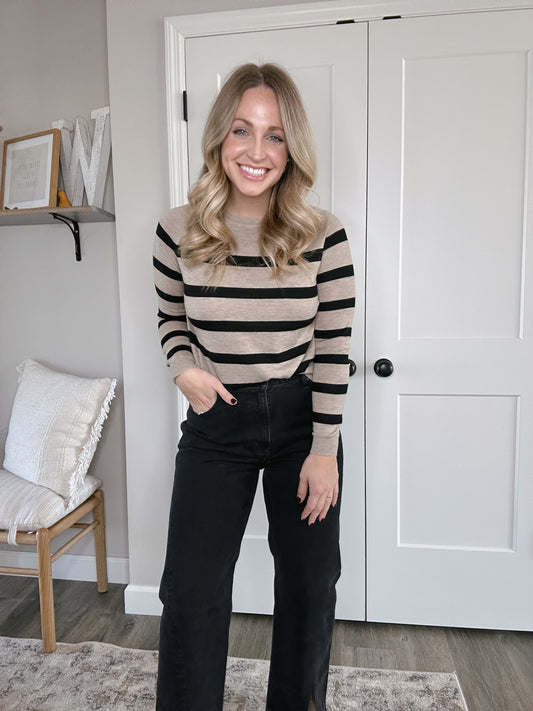The Basic Striped Sweater