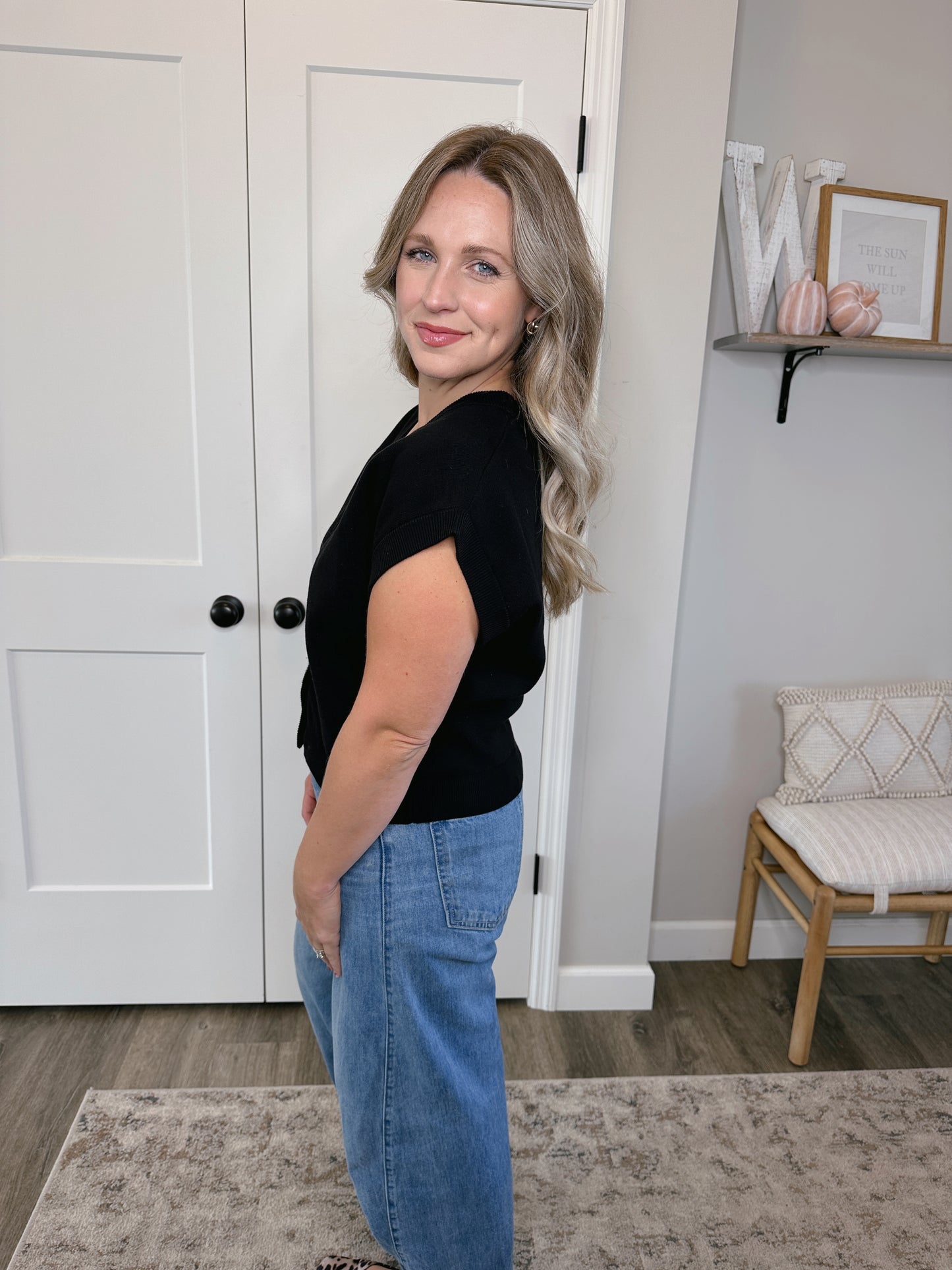 Button Down Sweater