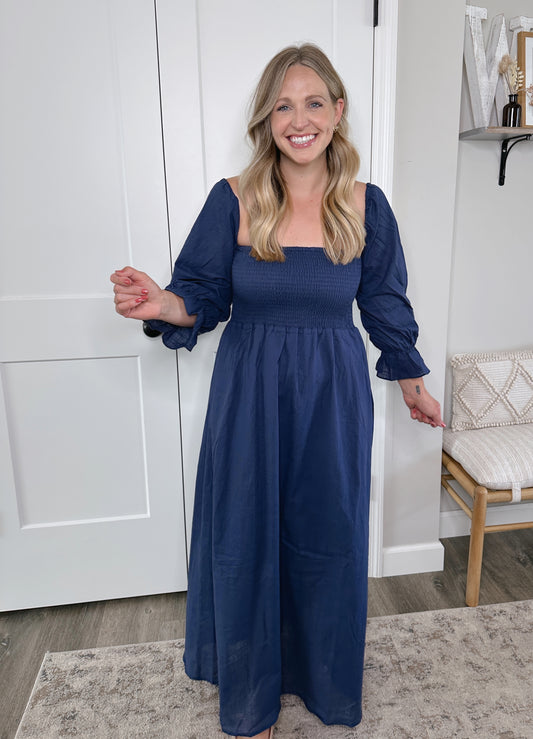 The Maxi Linen Dress
