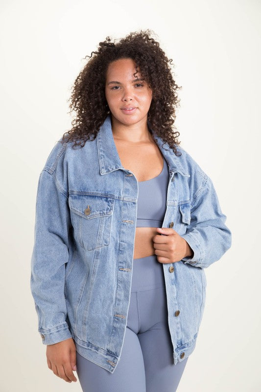 Boxy Cut Denim Jacket