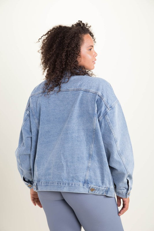 Boxy Cut Denim Jacket