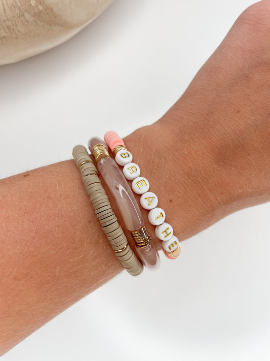 Breathe Heishi Bracelet