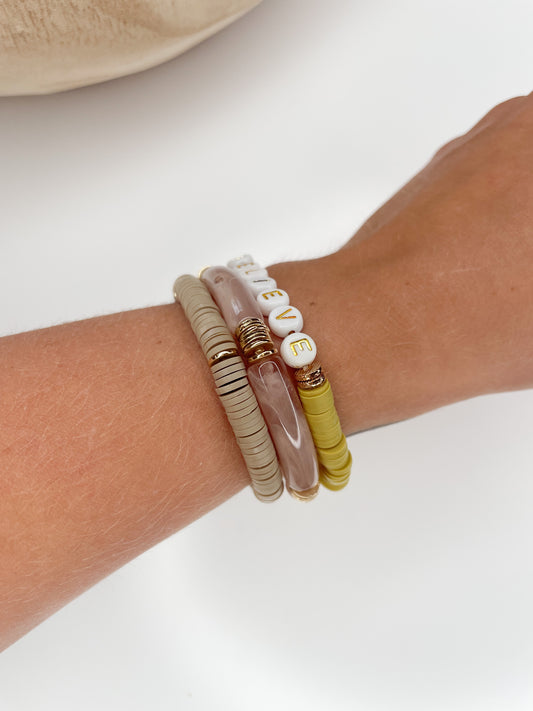 Believe Heishi Bracelet