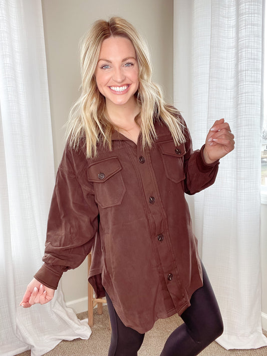 Oversized Fleece Shacket