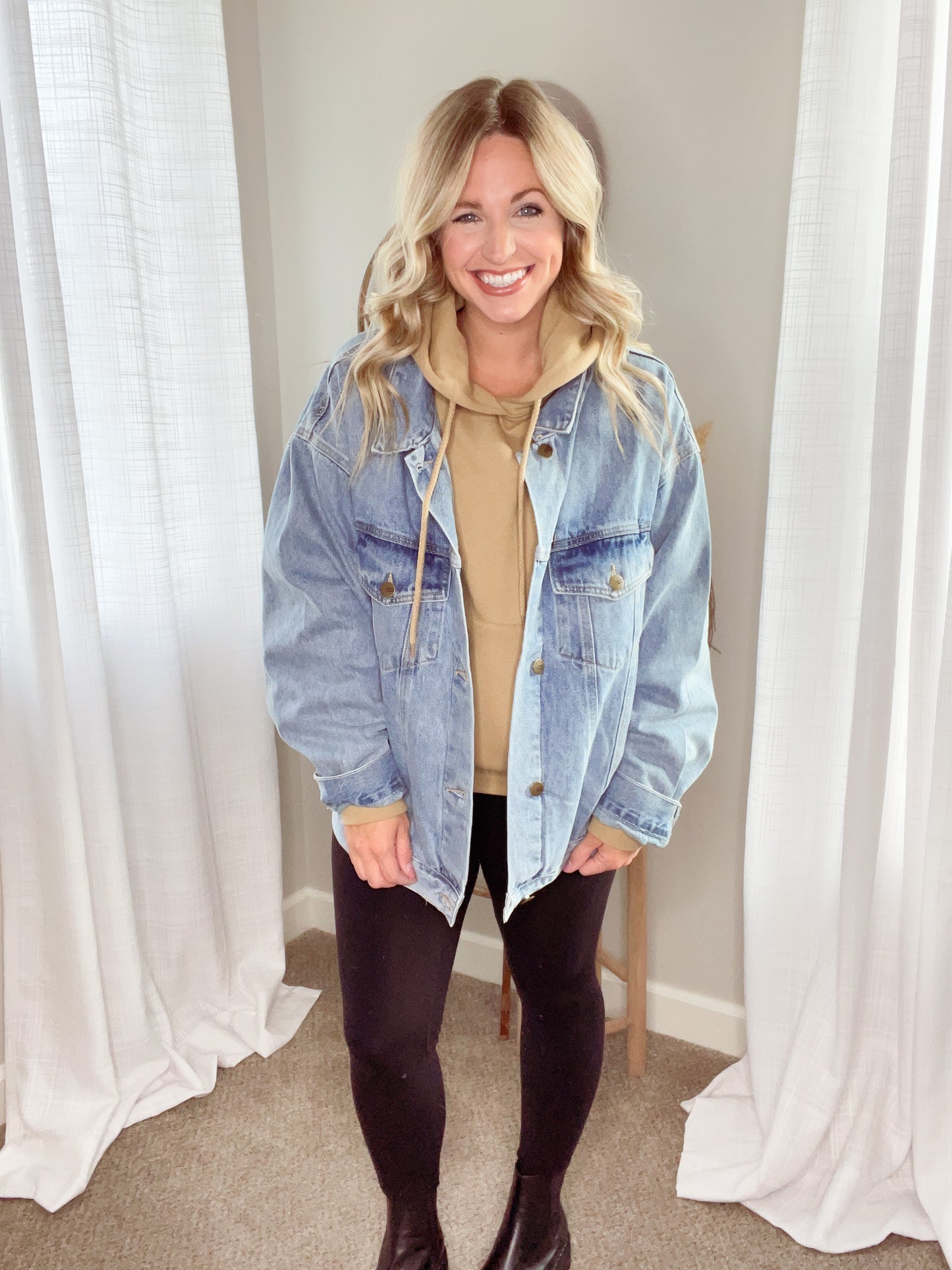 Boxy Cut Denim Jacket