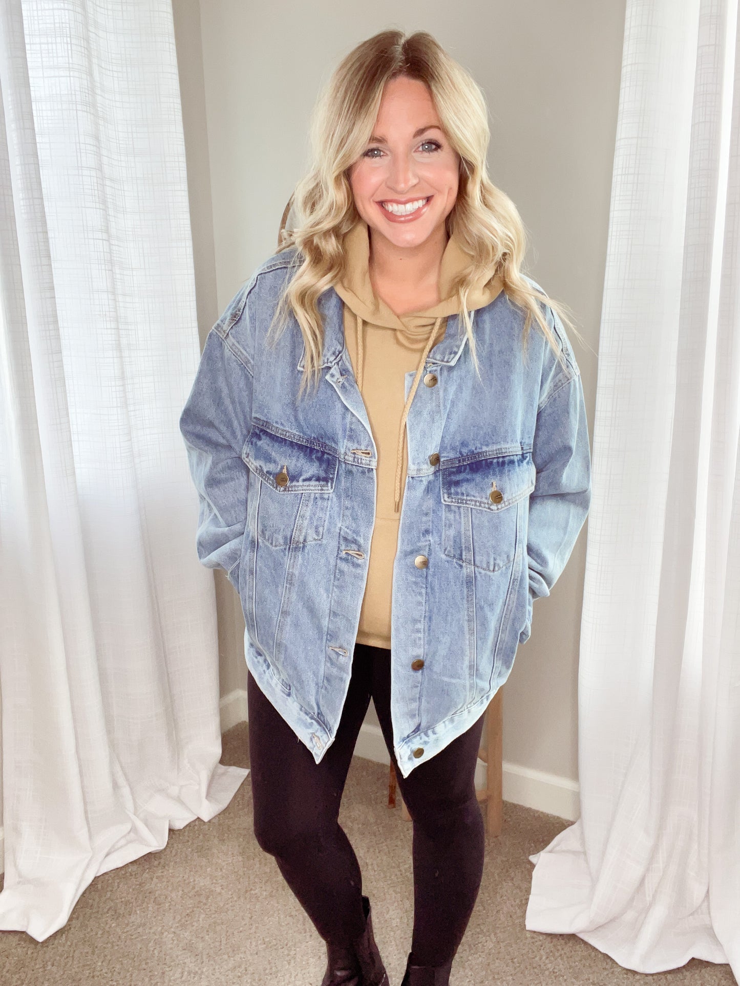 Boxy Cut Denim Jacket