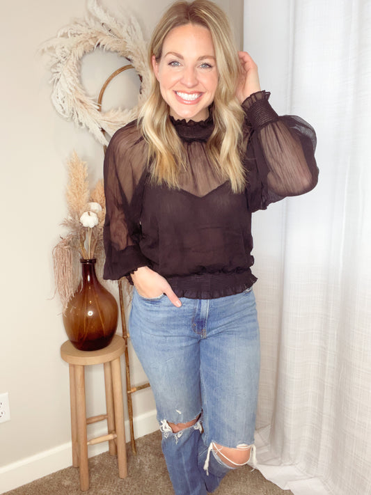 Turtle Neck Blouse
