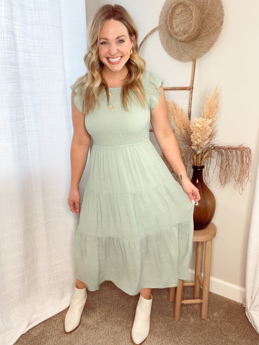 The Tiered Midi Dress +