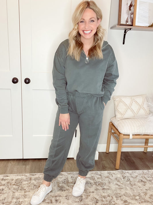 Relaxed Fit Jogger Set